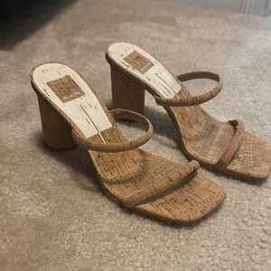 Dolce Vita Cork Block Heel Sandals